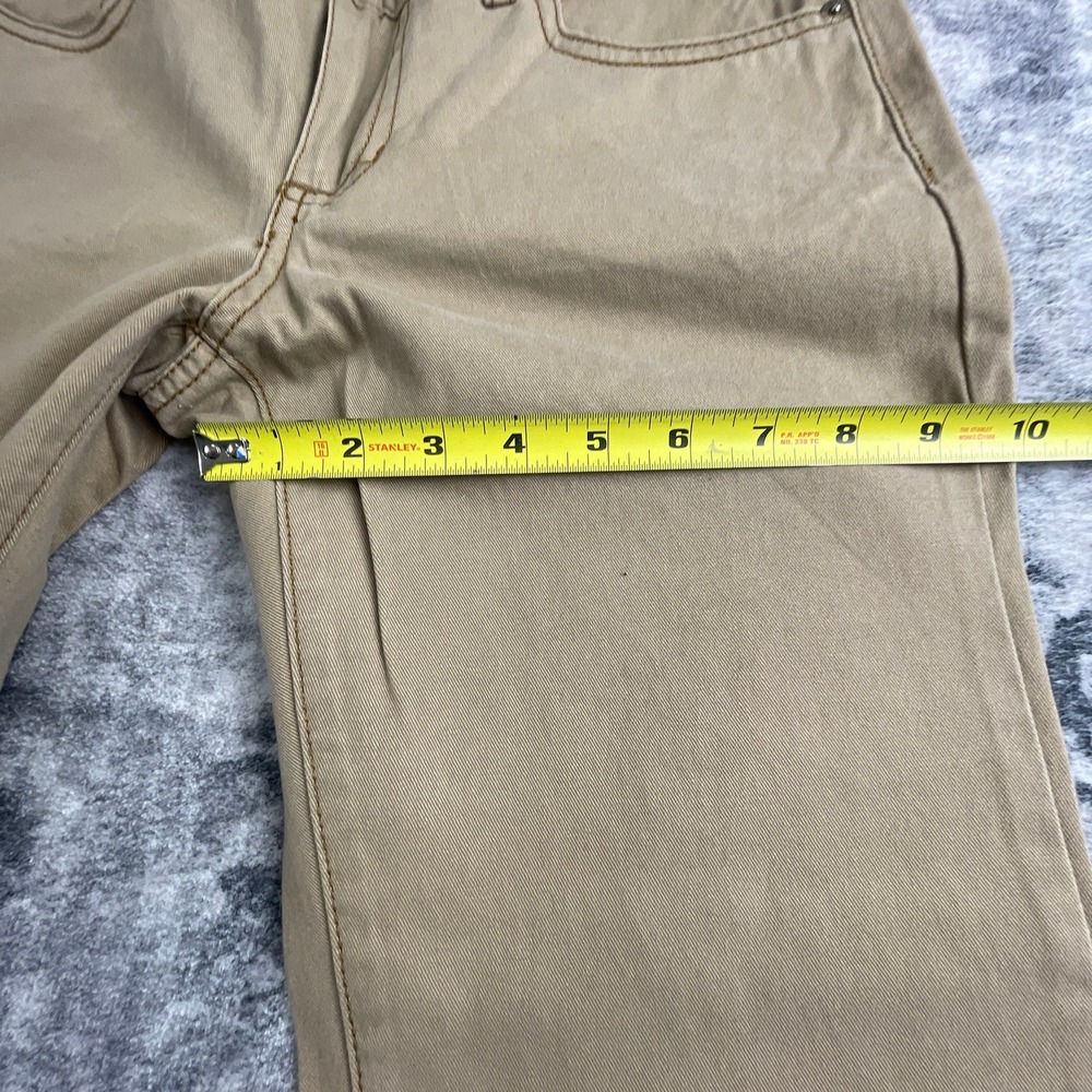 Polo Jeans Company Womens 6x30 Low‎ Rise Boot Cut Jeans Light Brown Tan Cotton - Picture 7 of 12